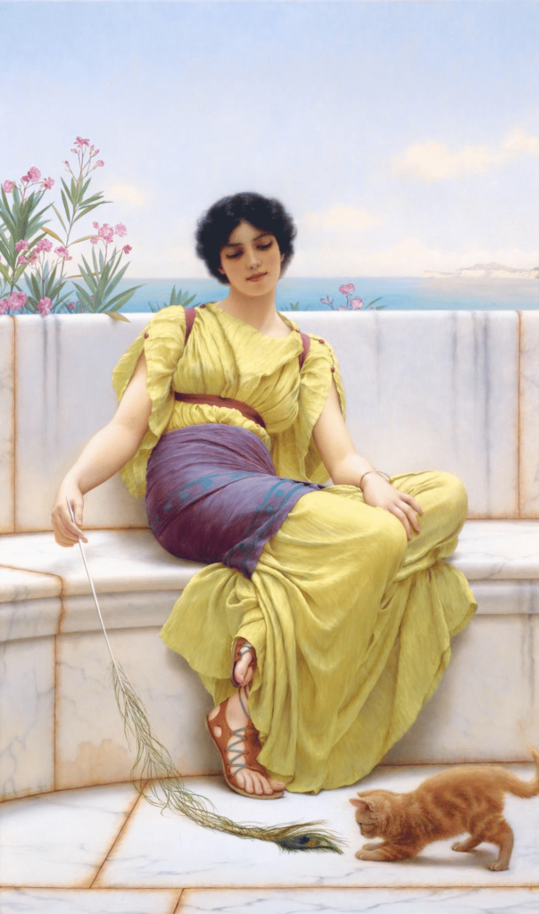 Die 100 berühmtesten Gemälde der Welt Godward Idleness 1900 1 Der Blog Master Apollon