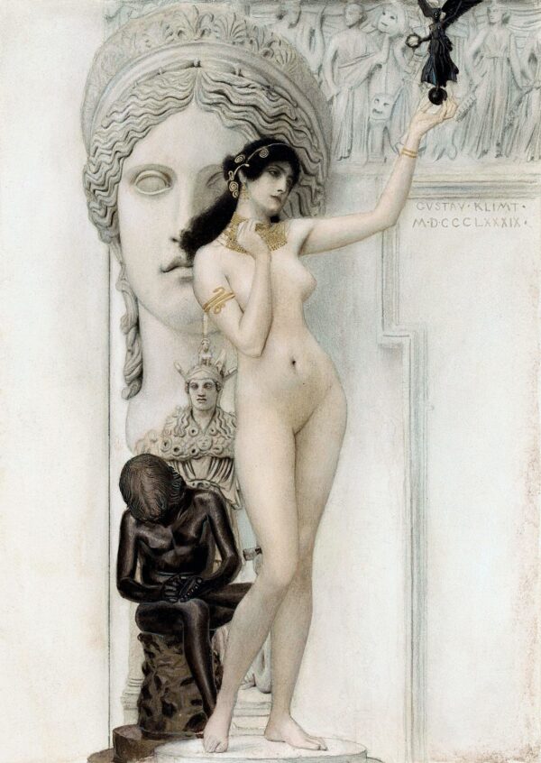 Allegory of Sculpture - Gustav Klimt