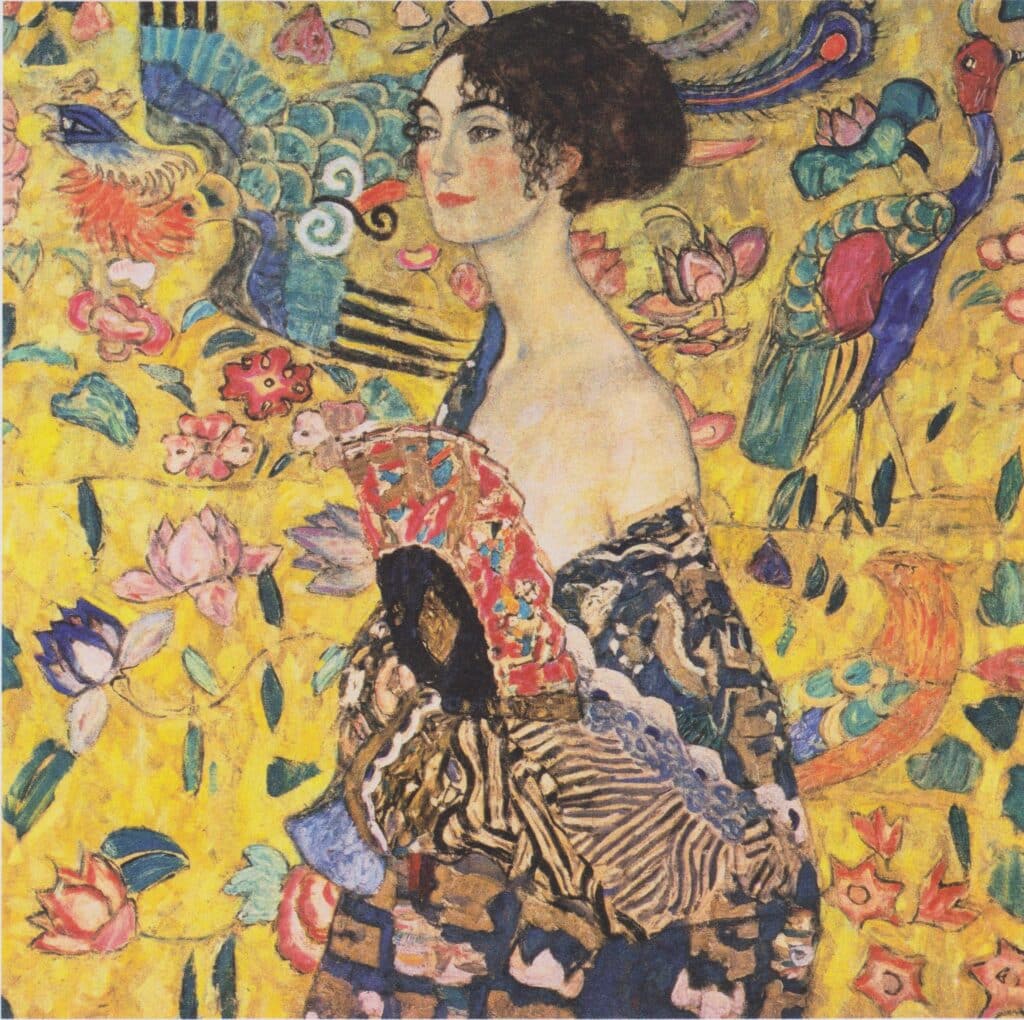 The Lady with the Fan - Gustav Klimt