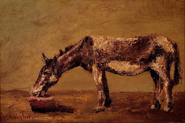 The Donkey - Gustave Courbet