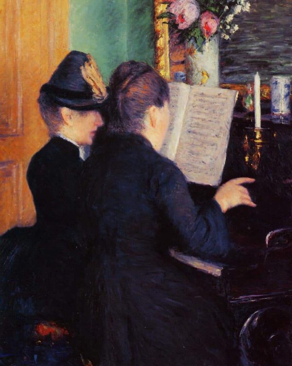 The Piano Lesson - Caillebotte