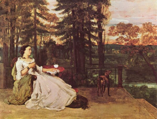 Lady from Frankfurt - Gustave Courbet