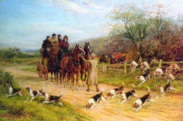 The dog first, gentlemen - Heywood Hardy