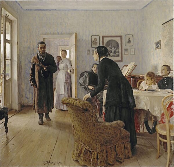 They did not expect him - Ilya Repin