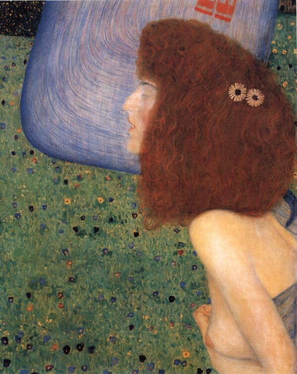 The Young Girl with the Blue Veil - Gustav Klimt