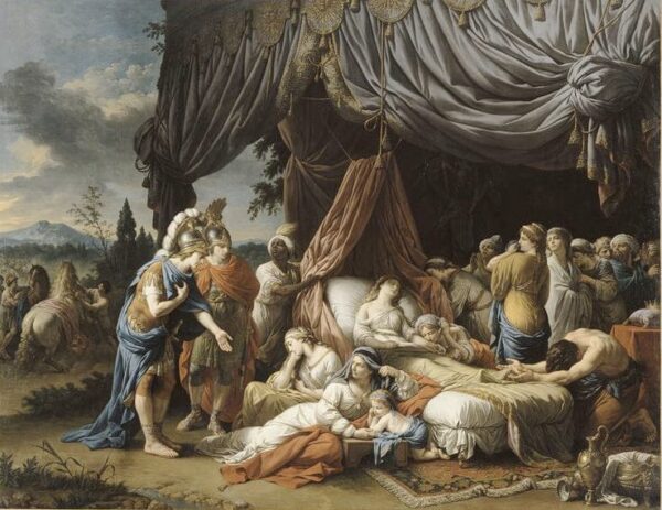 The Death of Darius's Wife, Lagrenée - Louis Jean François Lagrenée