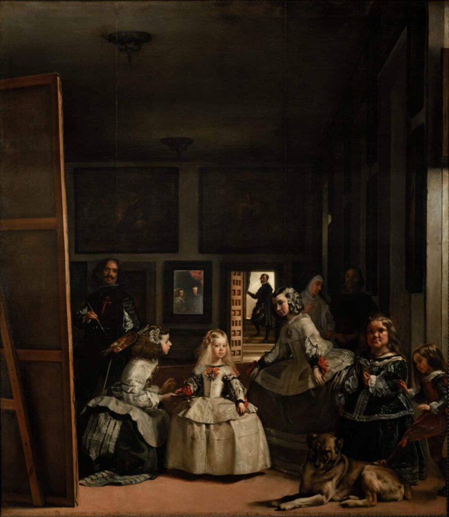 Die 100 berühmtesten Gemälde der Welt Las Meninas by Diego Velazquez from Prado in Google Earth 1 1335x1536 1 Der Blog Master Apollon