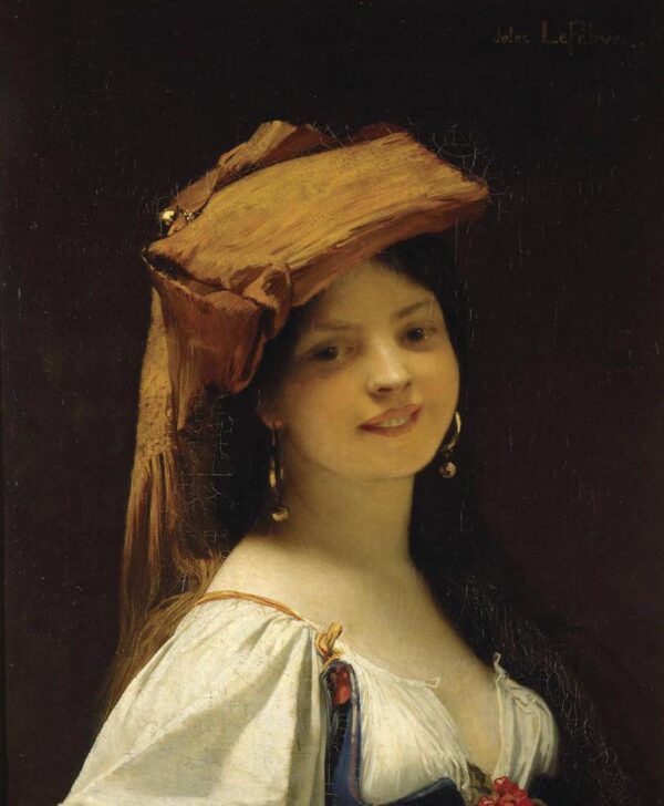 The Laughing Girl, 1861 - Jules Lefebvre