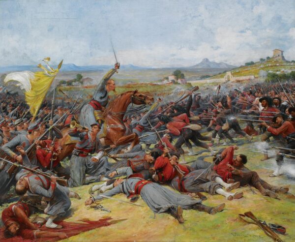 The Battle near Mentana - Lionel Royer