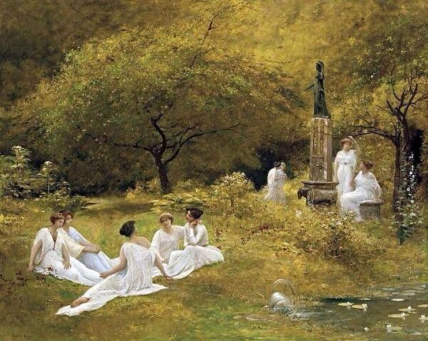 The Garden of the Muses - Lionel Royer