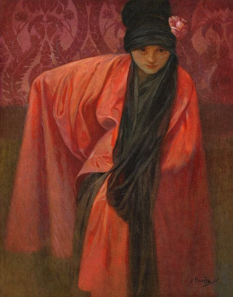 Girl in Red - Mucha