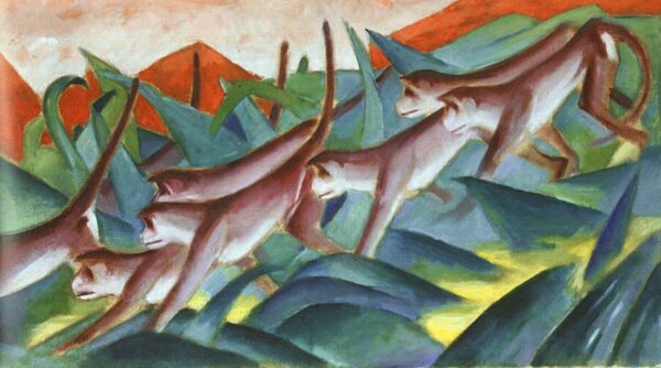 Monkey Frieze - Franz Marc