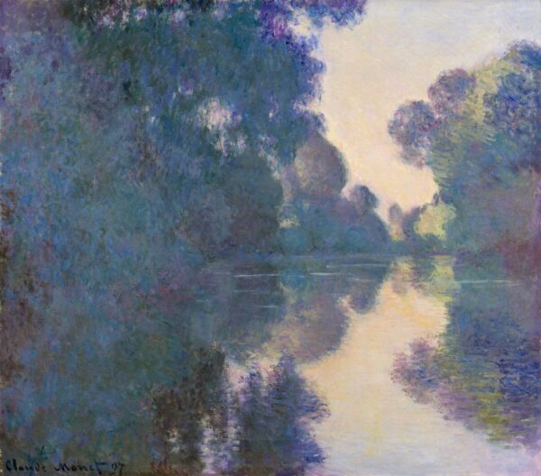 Morning on the Seine, Clear Weather - Claude Monet