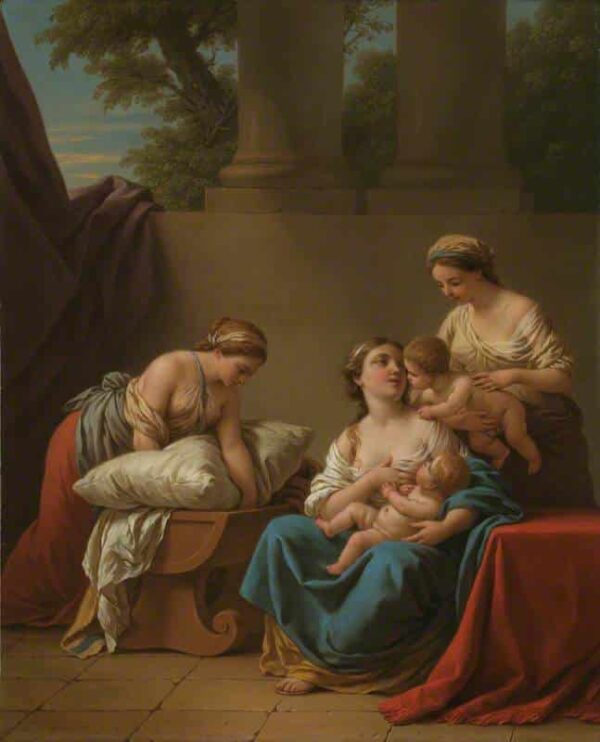 Maternal Affection - Louis Jean François Lagrenée