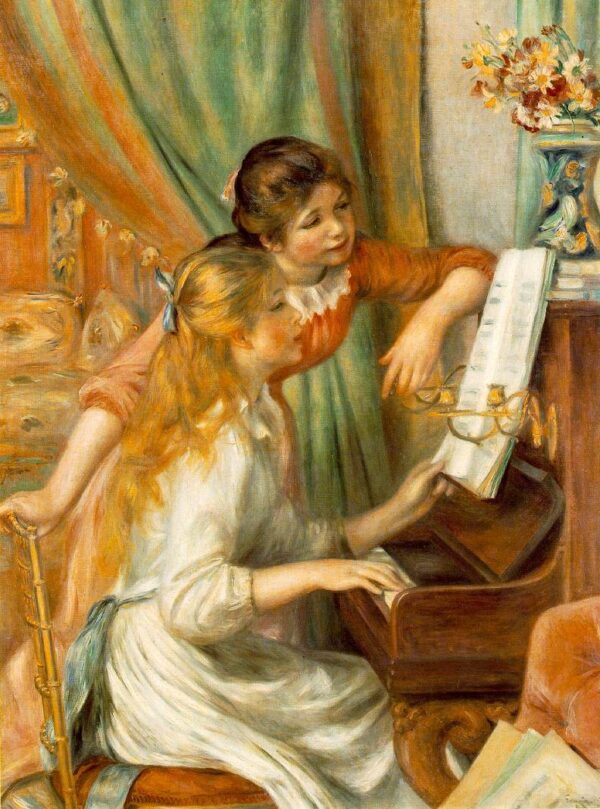 Young Girls at the Piano 1892 - Pierre-Auguste Renoir