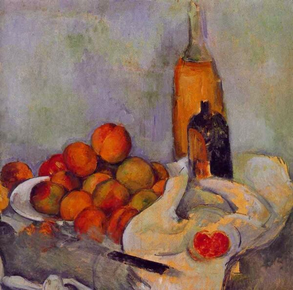 Bottles and Peaches - Paul Cézanne