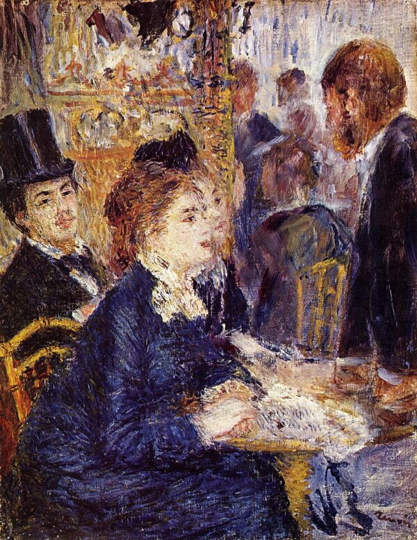 At the Cafe - Pierre-Auguste Renoir