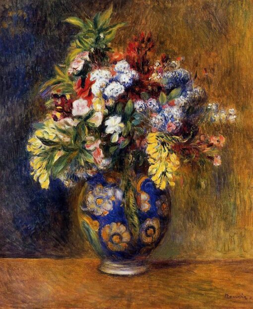 Flowers in a Vase 1878 - Pierre-Auguste Renoir