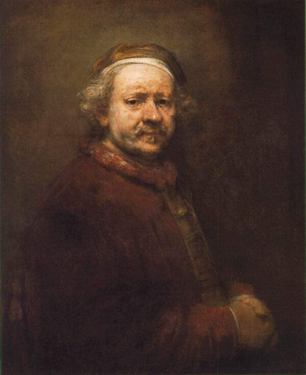 Self-portrait at the age of 63 - Rembrandt van Rijn