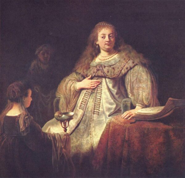 Artemisia by Rembrandt van Rijn