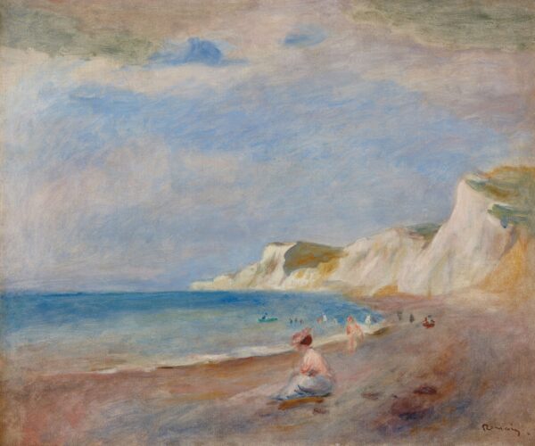 The Beach at Varangeville - Pierre-Auguste Renoir