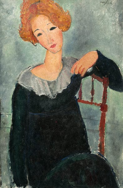 Red-Haired Woman 1917 - Amedeo Modigliani