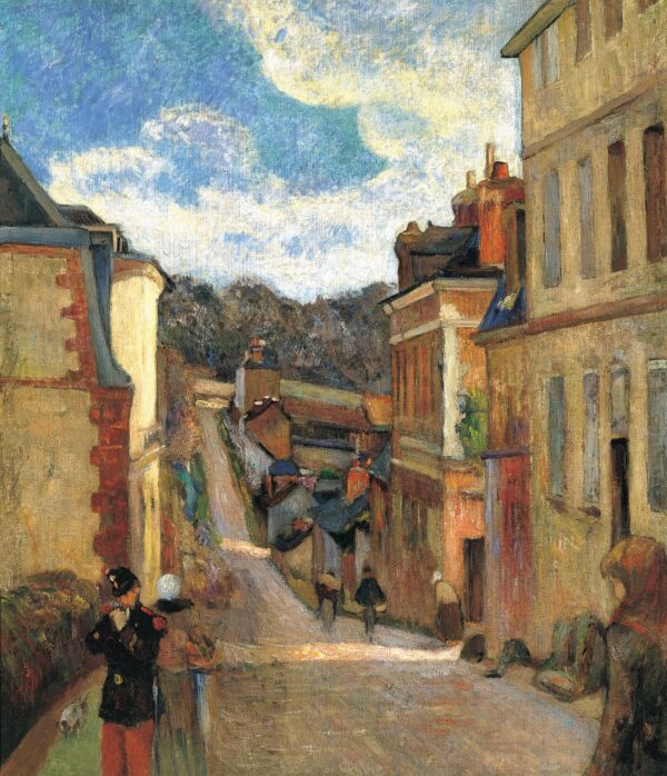 The Jouvenet Street in Rouen - Paul Gauguin