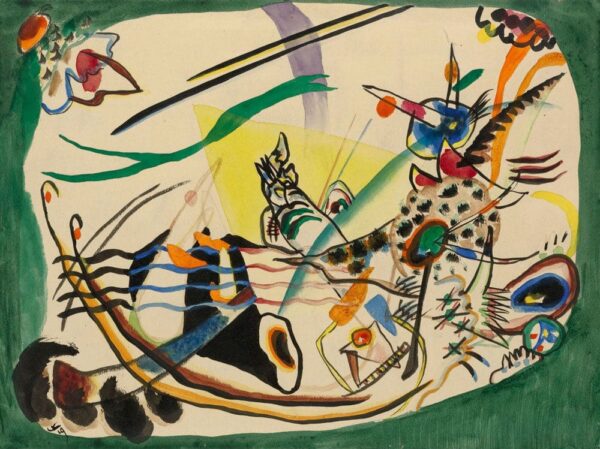 Study for the Green Border 1919 - Vassily Kandinsky