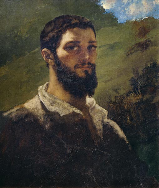 Self-Portrait - Gustave Courbet