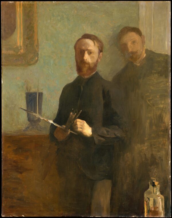 Self-portrait with Waroquy - Édouard Vuillard