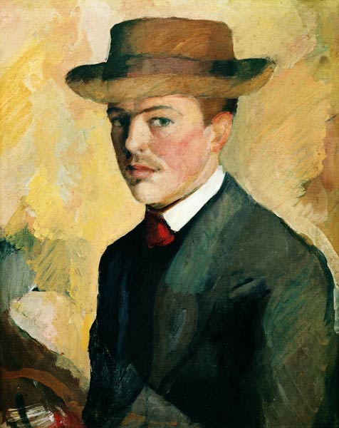 Self-portrait 1909 - August Macke