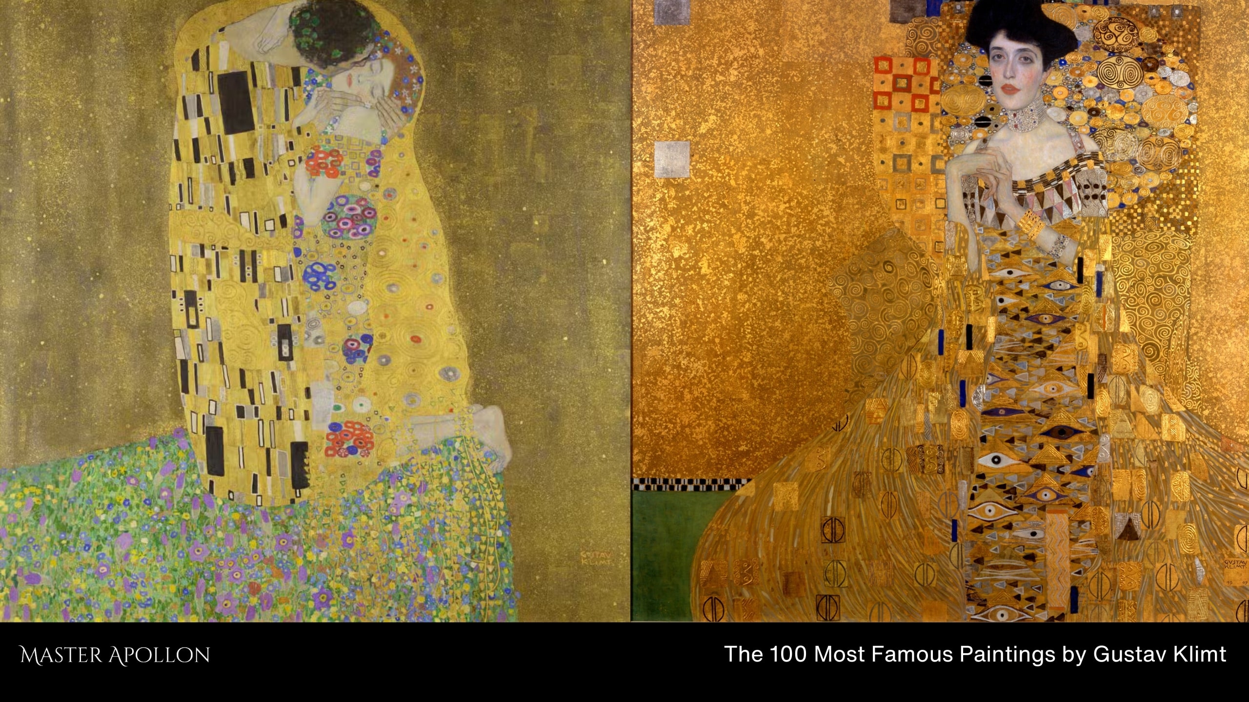 The 100 Most Famous Paintings by Gustav Klimt