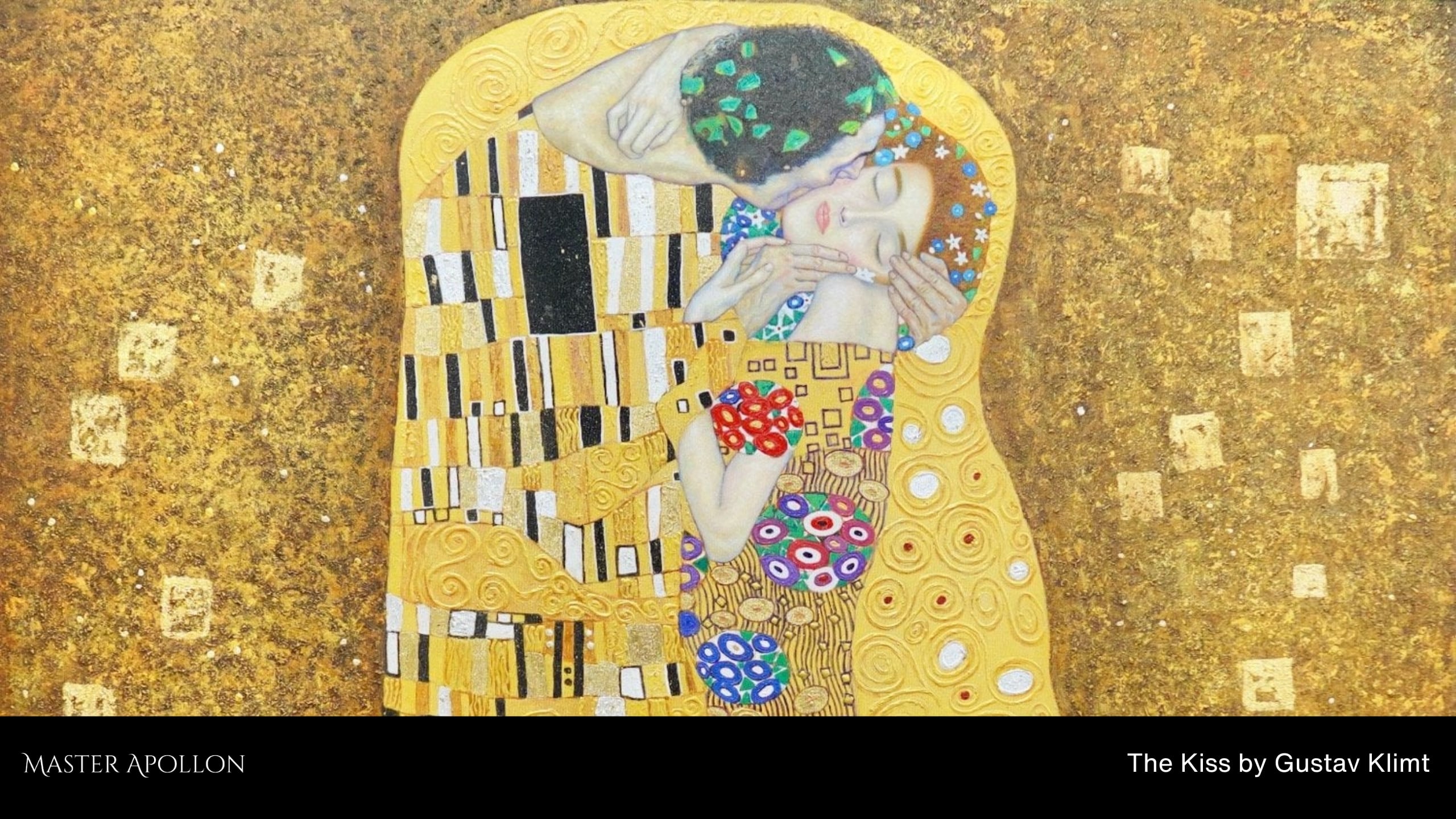 The Kiss by Gustav Klimt