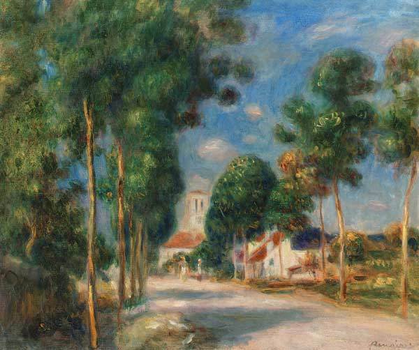 The Road to Essoyes - Pierre-Auguste Renoir