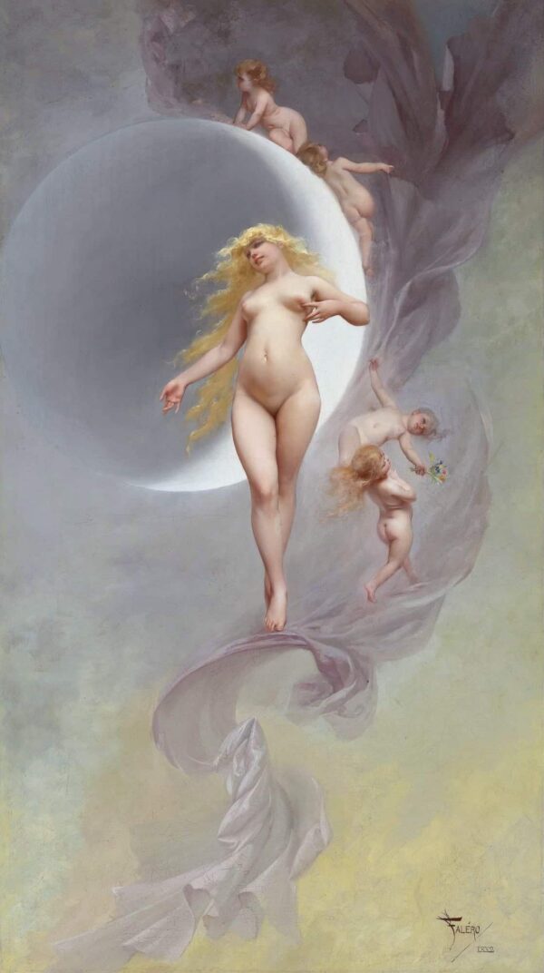 The planet Venus - Luis Ricardo Falero