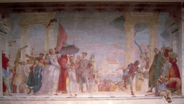 The visit of Henri III to the city of Contarini - Giambattista Tiepolo