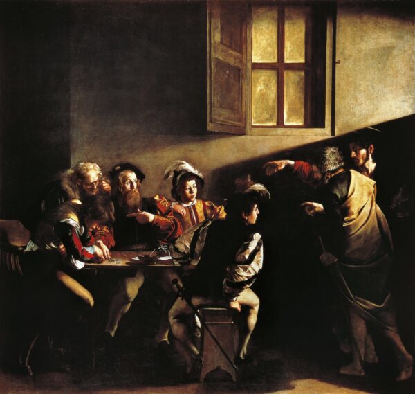 The Calling of Saint Matthew - Caravaggio