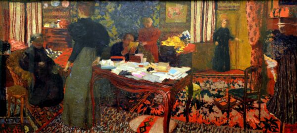 Grand Interior with Six Figures Kunsthaus, Zurich - Édouard Vuillard