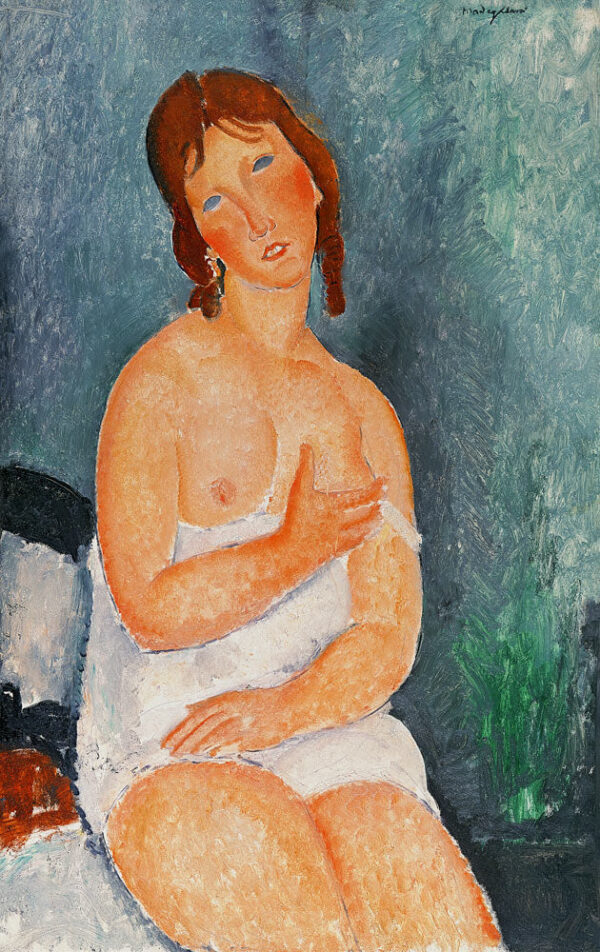 Young Woman in a Shirt - Amedeo Modigliani