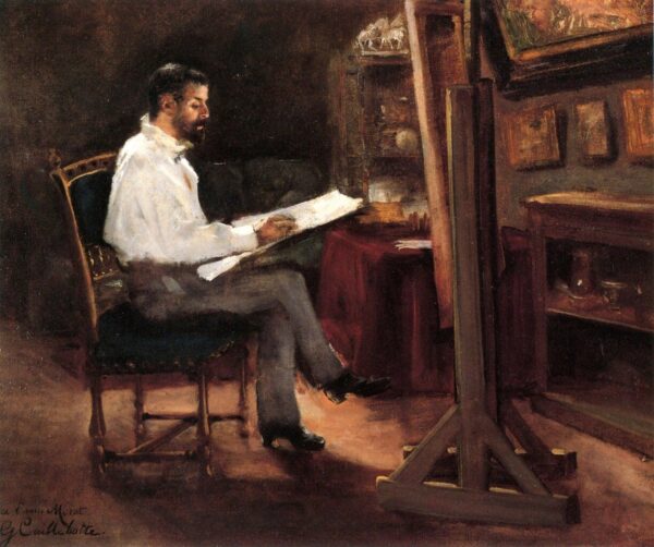 The artist Morot in his studio - Caillebotte