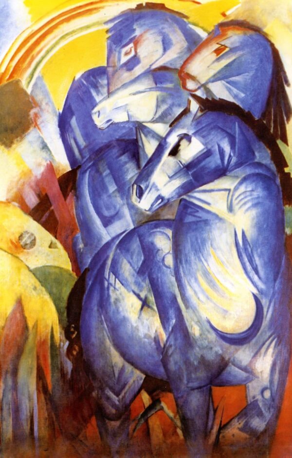 The Tower of Blue Horses - Franz Marc