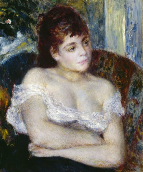 Woman in a Armchair - Pierre-Auguste Renoir