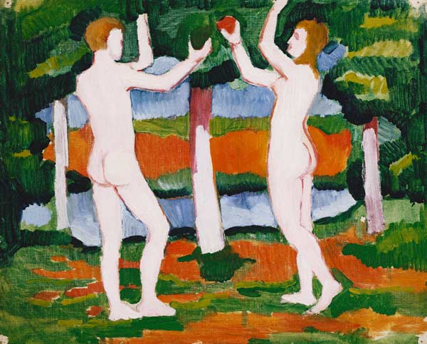 Adam and Eve - August Macke