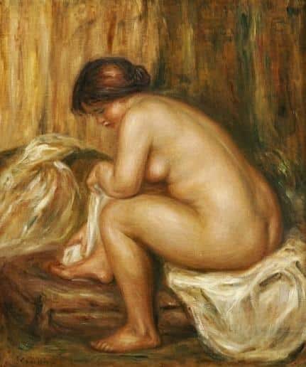 After the Bath, around 1900 - Pierre-Auguste Renoir