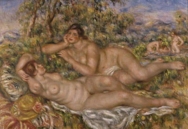 Bathers 1918 - Pierre-Auguste Renoir