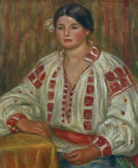 The Bulgarian Blouse (The Fly in the Ointment) - Pierre-Auguste Renoir