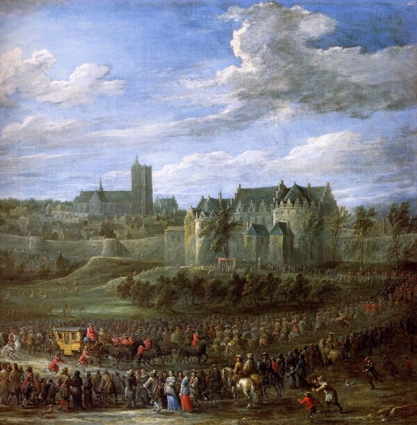 Arrival of Christina of Sweden in Brussels - David The Younger Teniers