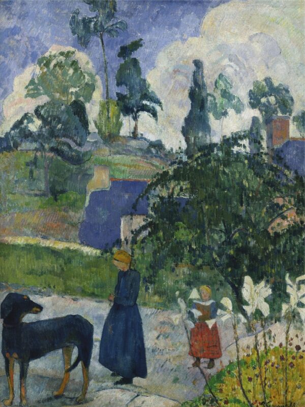 In the Lilies - Paul Gauguin