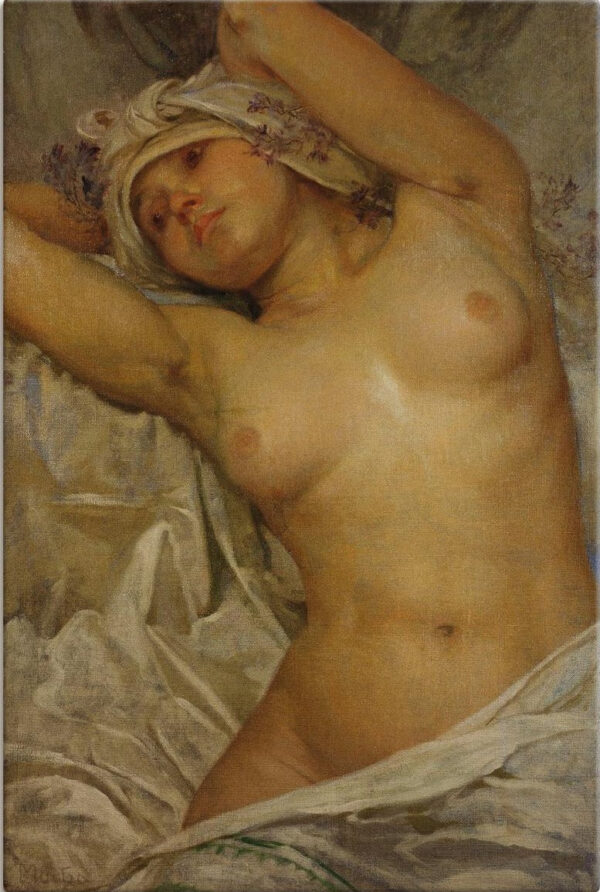 Nude Young Girl - Mucha