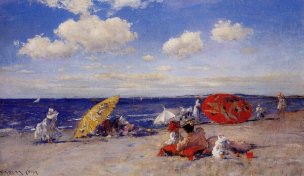 En la orilla del mar - William Merritt Chase